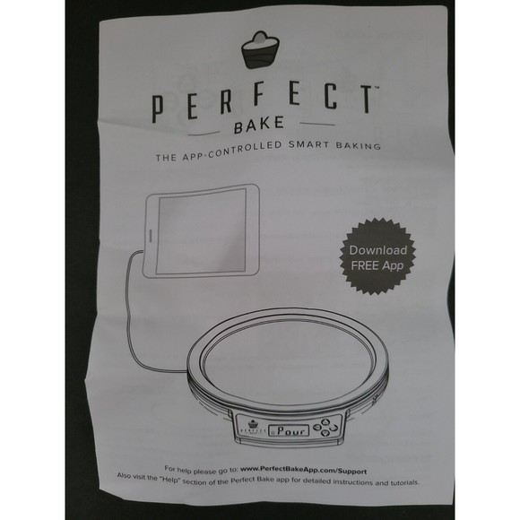 BROOKSTONE Perfect Bake Controlled Baking System Smart Scale Cooking Set Bowls - Picture 10 of 11